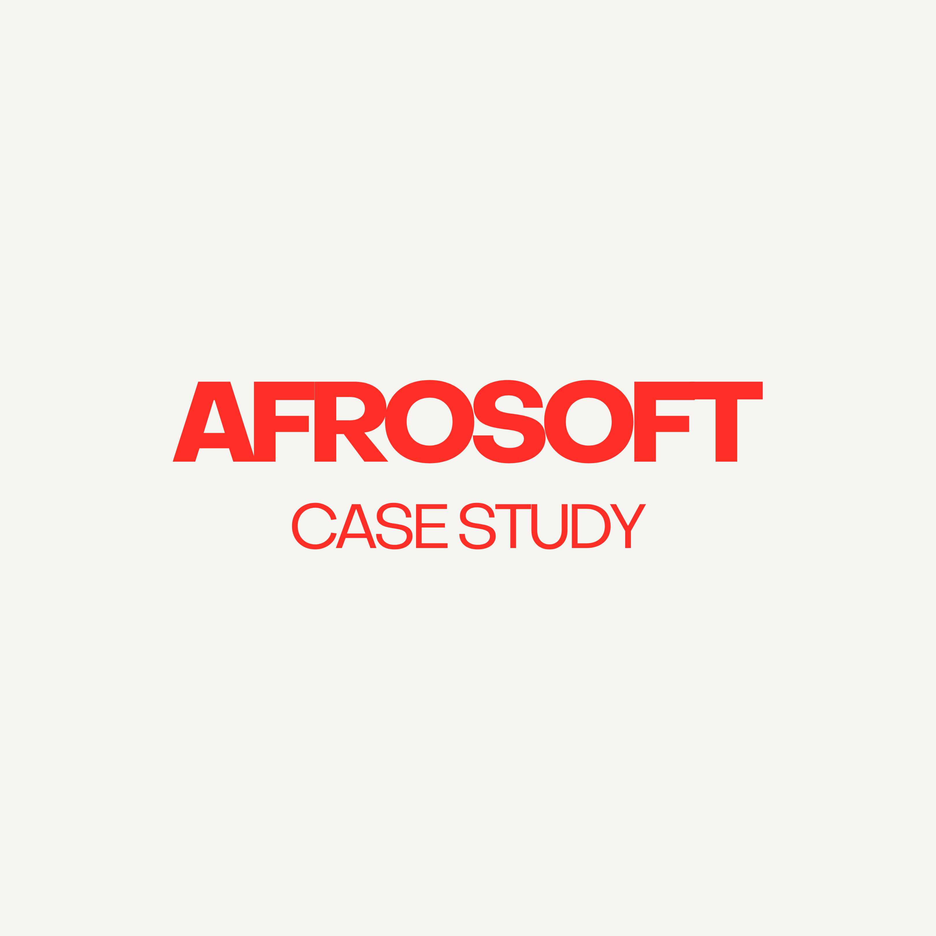 Afrosoft Case study