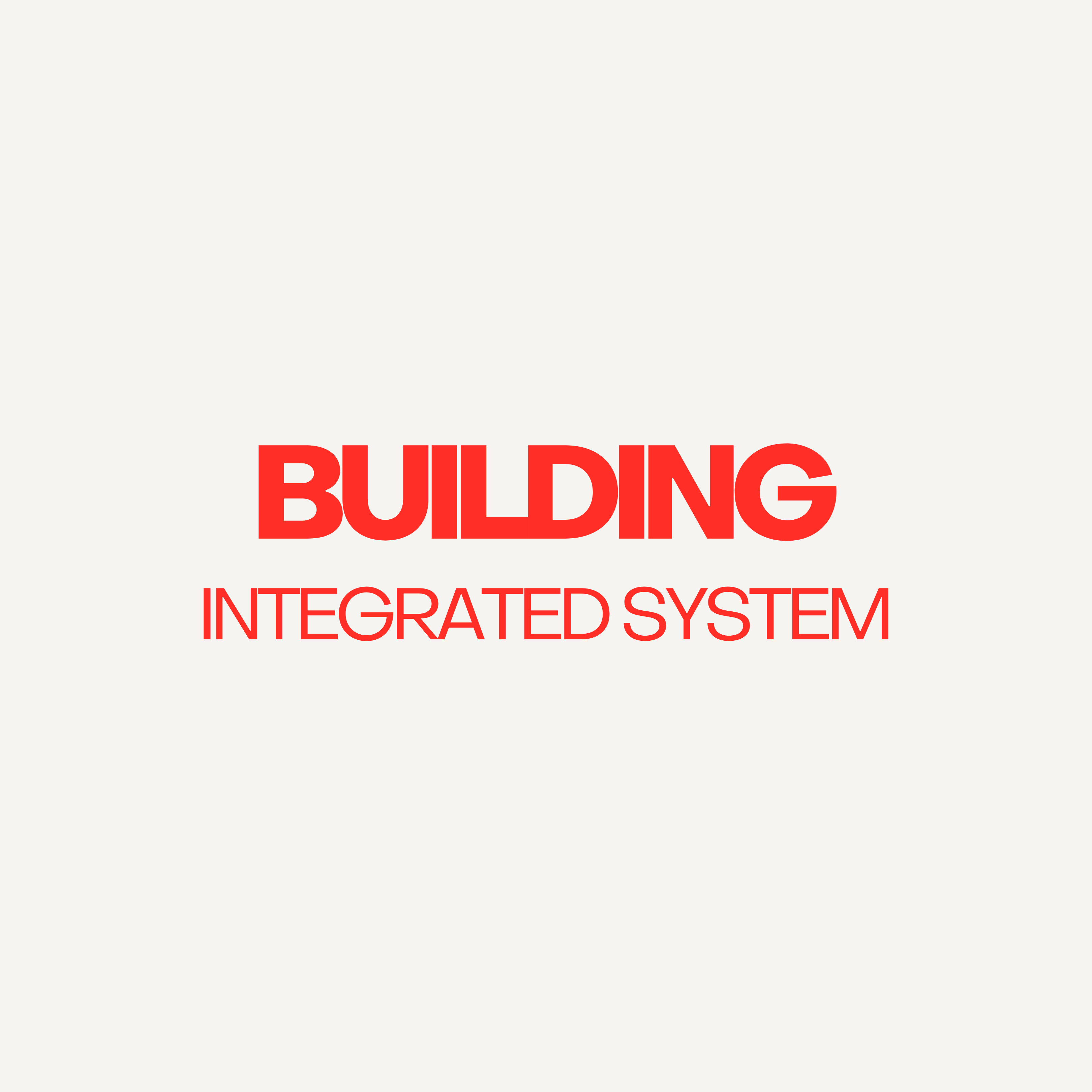 Building integrated system